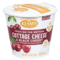 Kemps Fruit on the Bottom Cottage Cheese & Black Cherry, 5.3 Ounce