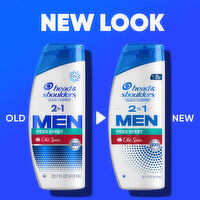 Head & Shoulders Men Mens 2 in 1 Dandruff Shampoo and Conditioner, Old Spice Pure Sport, 20.7 oz, 20.7 Ounce