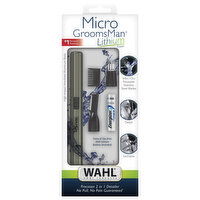 Wahl Micro GroomsMan Trimmer, 2 in 1 Detailer, Lithium Power, 1 Each