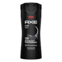 AXE Body Wash, Black, 12H, Refreshing Scent,, Frozen Pear & Cedarwood, 16 Ounce