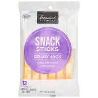 Essential Everyday Cheese, Colby Jack, Snack Sticks, 12 Each