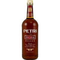 Petri Five Star Brandy, 1 Litre