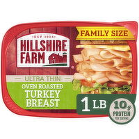 Hillshire Farm Ultra Thin Sliced Oven Roasted Turkey Breast Sandwich Meat, 16 Ounce