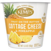 Kemps Cottage Cheese & Pineapple, Small Curd, 5.3 Ounce