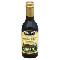 Alessi Balsamic Vinegar, Organic, White, 8.5 Ounce