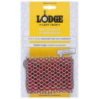 Lodge Cast Iron Scrubbing Pad, Red Chainmail, 1 Each