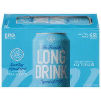 The Finnish Long Drink Gluten Free Traditional Citrus Gin, 6 Each