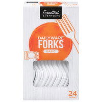 Essential Everyday Forks, Basic, Dailyware, 24 Each