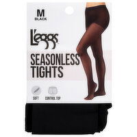 L'eggs Tights, Seasonless, Black, M, 1 Each