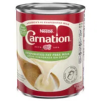 Carnation Evaporated Milk, Fat Free, 12 Fluid ounce