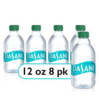 Dasani  Purified Water Bottles Enhanced With Minerals, 8 Each