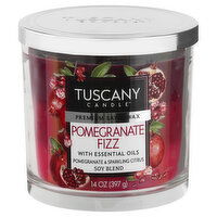 Tuscany Candle Candle, Pomegranate Fizz, 1 Each