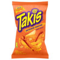 Takis Tortilla Chips, Intense Nacho, Non-Spicy, 9.9 Ounce