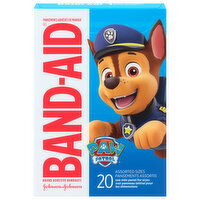 Band-Aid Adhesive Bandages, Paw Petrol, Assorted Sizes, 20 Each