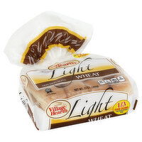 Village Hearth Hot Dog Buns, Light, Wheat, 13 Ounce