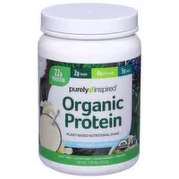 Purely Inspired Organic Protein Nutritional Shakes, Plant-Based, French Vanilla, 1.35 Pound