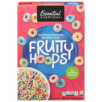 Essential Everyday Cereal, Fruity Hoops, 12.2 Ounce