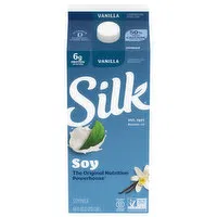 Silk Soymilk, Vanilla, 64 Fluid ounce