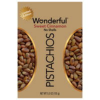 Wonderful No Shells Sweet Cinnamon Pistachios, 5.5 Ounce