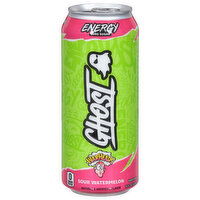 Ghost Energy Drink, Zero Sugar, Sour Watermelon, Warheads, 16 Fluid ounce