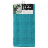 Ritz Teal Ultra Absorbent Kitchen Towels, 2 Each