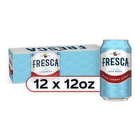 Fresca  Black Cherry Soda Sparkling Flavored Soft Drink Zero Calorie And Sugar Free, 12 Each