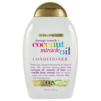 Ogx Conditioner, Extra Strength, Damage Remedy + Coconut Miracle Oil, 13 Fluid ounce