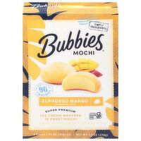 Bubbies Mochi, Alphonso Mango, 6 Each