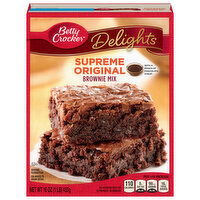 Betty Crocker Delights Brownie Mix, Supreme Original, 16 Ounce