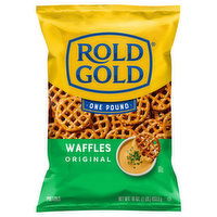 Rold Gold Pretzels, Original, Waffles, One Pound, 16 Ounce