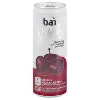 Bai Bubbles Sparkling Water, Antioxidant Infusion, Bolivia Black Cherry, 11.5 Ounce