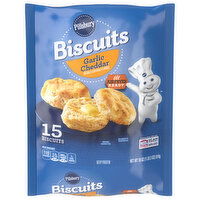 Pillsbury Biscuits, Garlic Cheddar, 15 Each