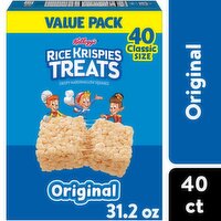 Rice Krispies Treats Crispy Marshmallow Squares, Original, Single Serve, 31.2 Ounce