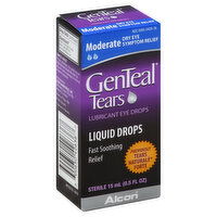 GenTeal Tears Eye Drops, Lubricant, Moderate, Liquid Drops, 0.5 Ounce