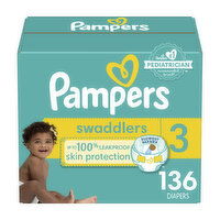 Pampers Swaddlers Swaddlers Diaper Size 3, 136 Each