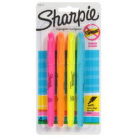 Sharpie Highlighter, Narrow Chisel, 4 Each