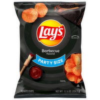 Lay's Barbecue Flavored Potato Chips Party Size, 12.5 Ounce