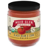 Muir Glen Organic Black Bean & Corn Salsa, 16 Ounce
