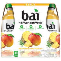 Bai Beverage, Pilavo Pineapple Mango, 6 Pack, 6 Each