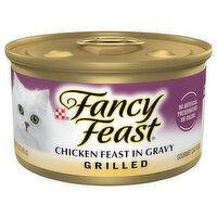 Fancy Feast Cat Food, Gourmet, Chicken Feast in Gravy, Grilled, 3 Ounce