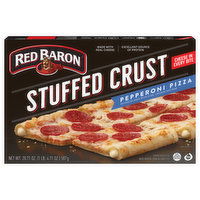 Red Baron Pizza, Stuffed Crust, Pepperoni, 20.71 Ounce