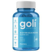 Goli Nutrition Ashwagandha, Gummies, 60 Each