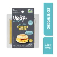 Violife Just Like Cheddar Slices, Dairy-Free Vegan, 10 Each