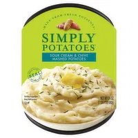 Simply Potatoes Mashed Potatoes, Sour Cream & Chive, 24 Ounce