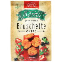 Maretti Bruschette Tomato Olives & Oregano Chips, 5 Ounce