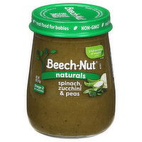 Beech-Nut Naturals Stage 2 (6+ Months) Spinach, Zucchini & Peas, 4 Ounce