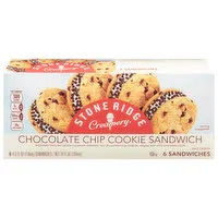 Stone Ridge Creamery Cookie Sandwich, Chocolate Chip, 6 Each