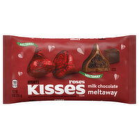 Hershey's Kisses Milk Chocolate, Meltaway, Roses, 9 Ounce