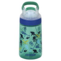 Contigo Kids Water Bottle, Spill-Proof, Jungle Green, Gizmo Sip, 14 Ounce, 1 Each