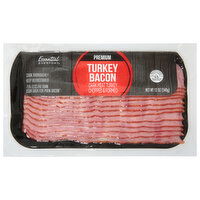 Essential Everyday Turkey Bacon, Premium, 12 Ounce